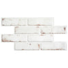 Smart Tiles Peel and Stick 2-Sheet 21 x 11 Backsplash - Brik Toscana