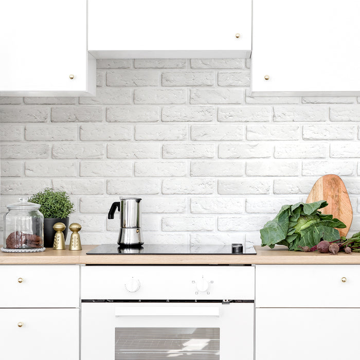 Smart Tiles Peel and Stick 2-Sheet 21 x 11 Backsplash - Brik Zurich
