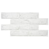 Smart Tiles Peel and Stick 2-Sheet 21 x 11 Backsplash - Brik Zurich