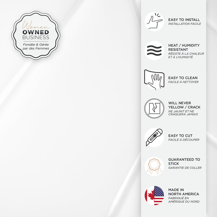 Smart Tiles Peel and Stick 2-Sheet 23 x 12 Backsplash - Blok Chevron