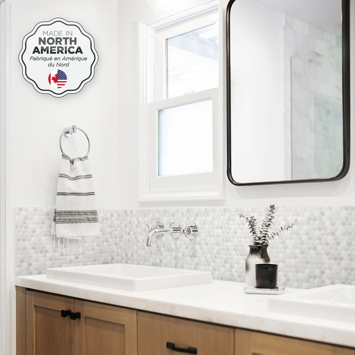 Smart Tiles Peel and Stick 4-Sheet 9 x 9 Backsplash - Penny Terra