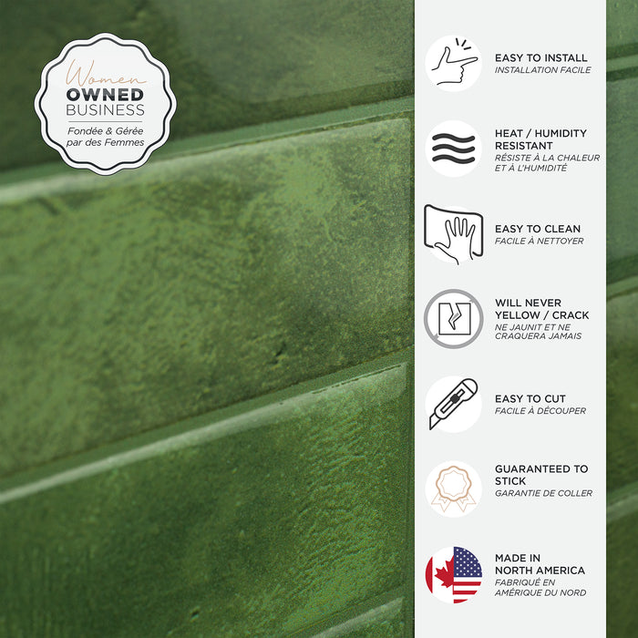 Smart Tiles Peel and Stick 4-Sheet 12 x 9 Backsplash - Morocco Sefrou