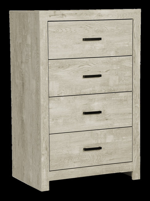 Soren Bedroom Chest of Drawers, 4-Drawer, 32\"W x 45\"H - Bleached Oak