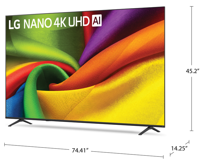 LG 85\" NU850 Nano 4K Smart webOS TV (85NU850BPUA.ACC) – 2026 Model