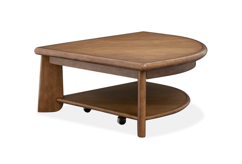 Baltic 38\" Lift-Top Coffee Table with Storage - Tawny Brown 