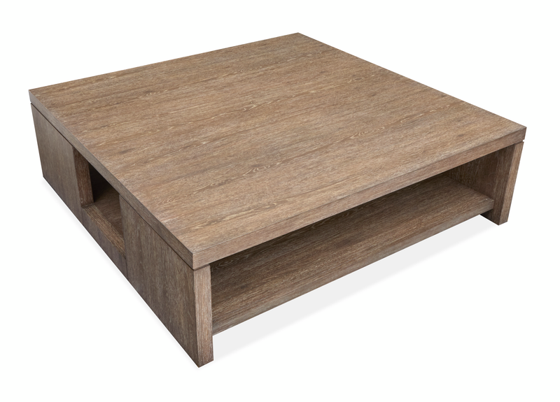 Bukley 54\" Coffee Table with Storage - Spiced Brown