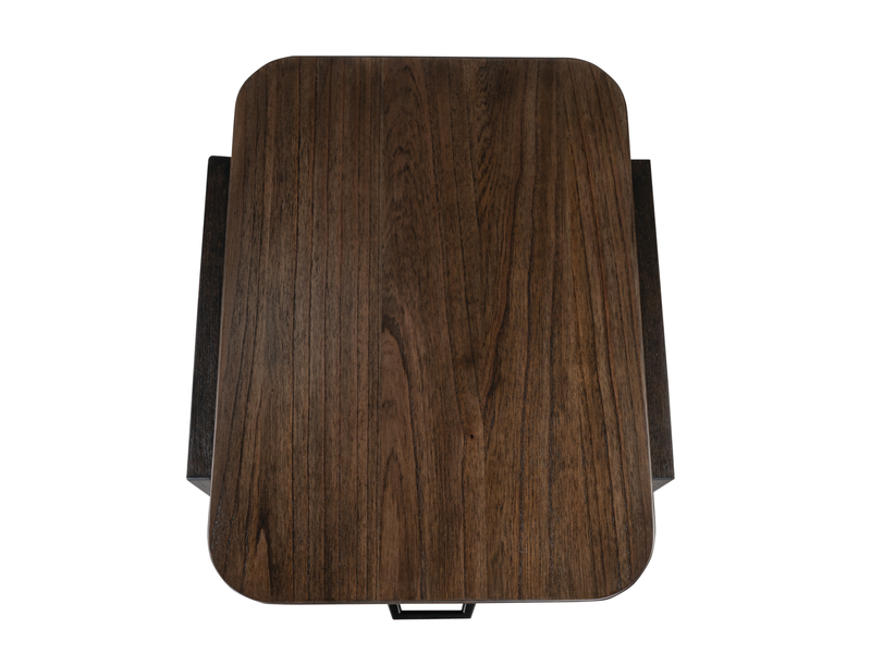Camdale 22\" End Table with Storage - Chocolate