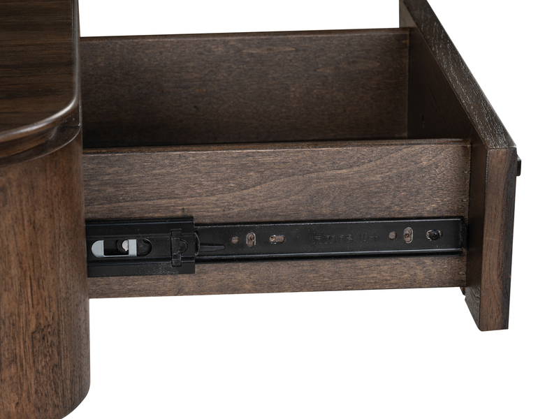 Camdale 22\" End Table with Storage - Chocolate