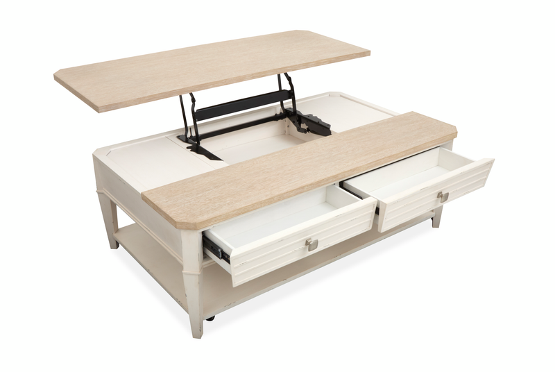 Collins 50\" Lift-Top Coffee Table with Storage - Driftwood