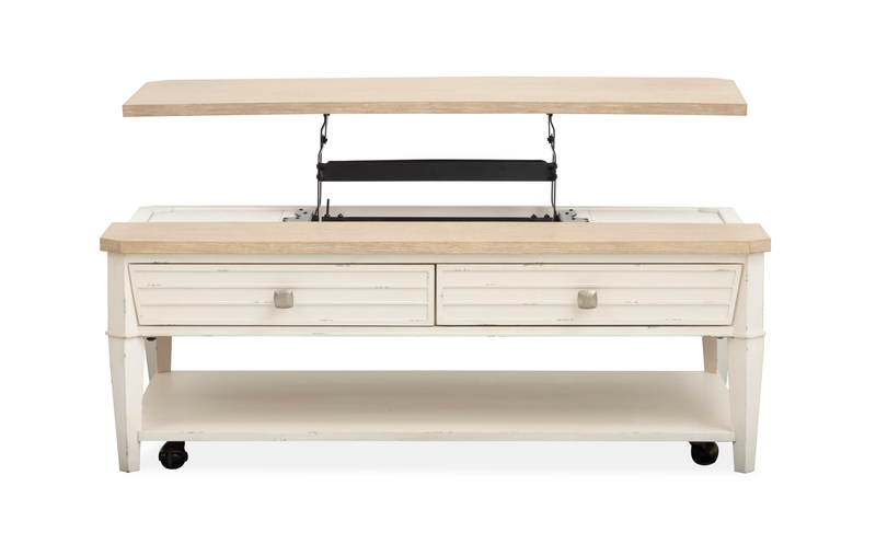 Collins 50\" Lift-Top Coffee Table with Storage - Driftwood