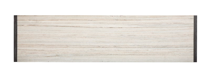 Ernest 70\" Accent Cabinet with Marble Top - Ravenwood Black