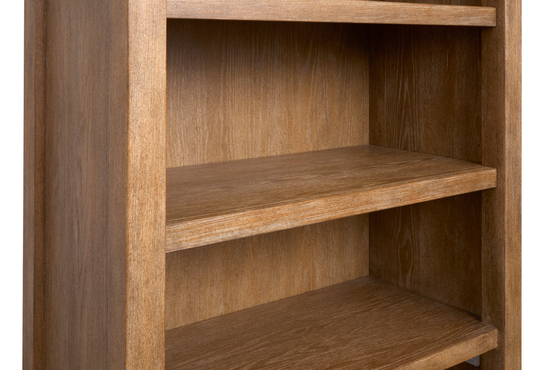 Grafton 38\" Bookcase with Adjustable Shelves - Sierra Brown