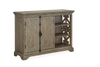 Harold 52\" Filing Cabinet with Drawers and Adjustable Shelves- Dovetail Grey 