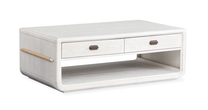 Holton 50\" Coffee Table with Storage  - Pearl 