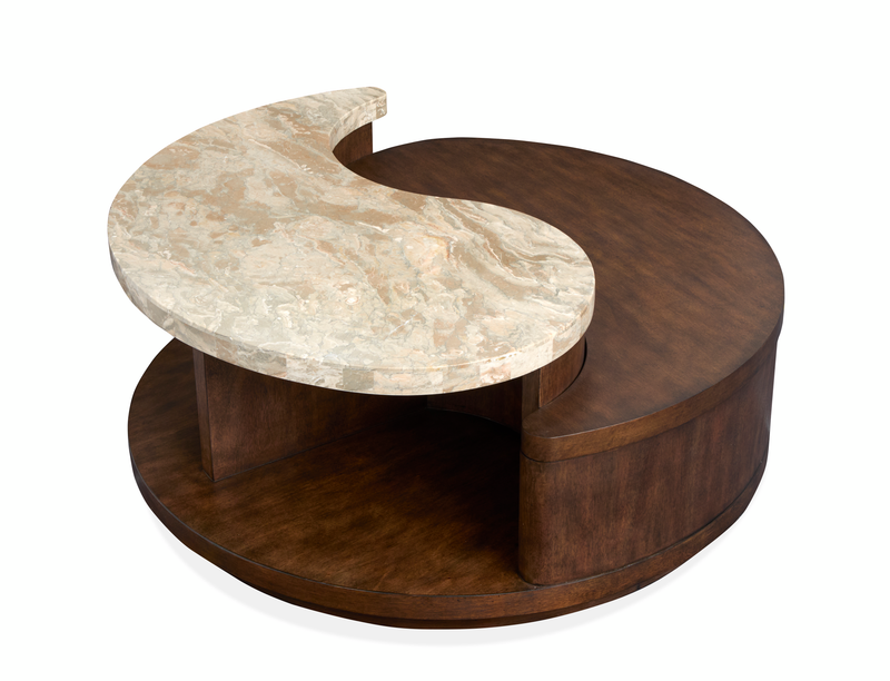 Jenkins 40\" Coffee Table with Storage - Burnt Umber 