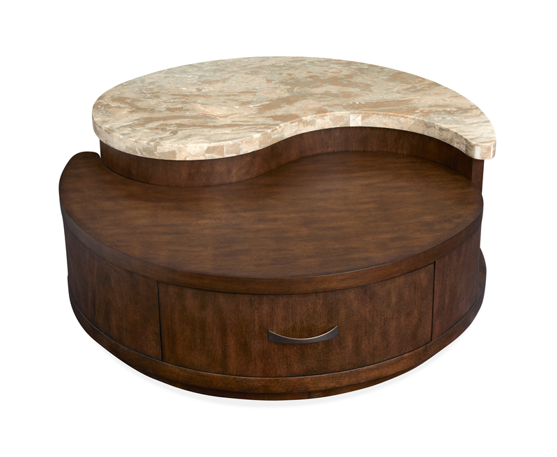 Jenkins 40\" Coffee Table with Storage - Burnt Umber 