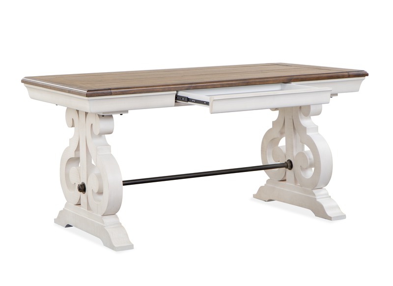 Milson 29.88\" Desk with Storage - Alabaster