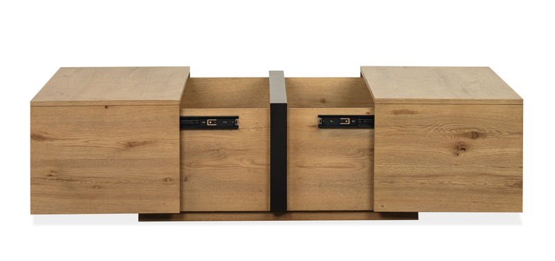 Orsman 42\" Coffee Table with Storage - Rustic Caramel