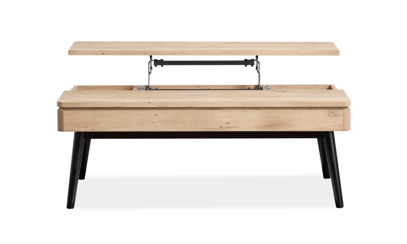 Tyssen 48\" Lift-Top Coffee Table with Storage - Driftwood