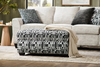 Made in Canada Customizable Sofa Lab Trunk 39" Fabric Storage Ottoman – Noir Accent Fabric | Pouf de rangement personnalisable Trunk de Sofa Lab de 39 po fabriqué au Canada en tissu - tissu décoratif Noir
