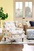 Made in Canada Sofa Lab Customizable Wingback 30" Fabric Accent Chair – Dragonfly Accent Fabric | Fauteuil d’appoint à oreilles personnalisable de Sofa Lab de 30 po fabriqué au Canada en tissu - tissu décoratif Dragonfly