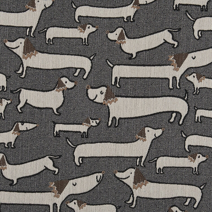 Made in Canada Sofa Lab Customizable Wingback 32\" Fabric Accent Chair - Peppercorn Multicolour