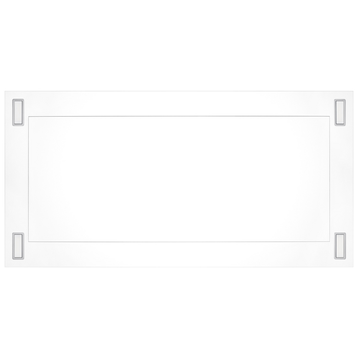 Victory White Flush Ceiling Mount Range Hood - Sunset-WH