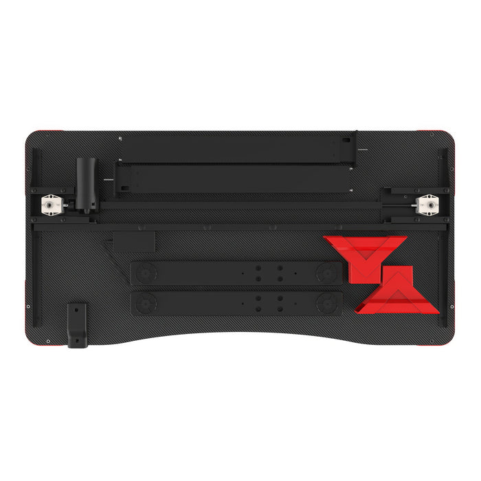 Tygerclaw Sit Stand Gaming Desk - Red