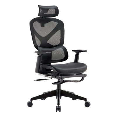 Tygerclaw Executive High Back Mesh Office Chair - Black|Fauteuil président en mailles TygerClaw à dossier haut - noir