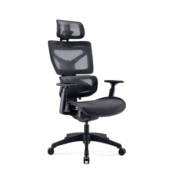 Tygerclaw High Back Executive Ergonomic Mesh Office Chair - Black