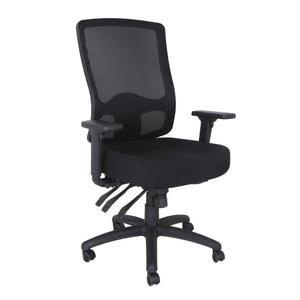 Tygerclaw Adjustable Mid Back Mesh Task Office Chair - Black