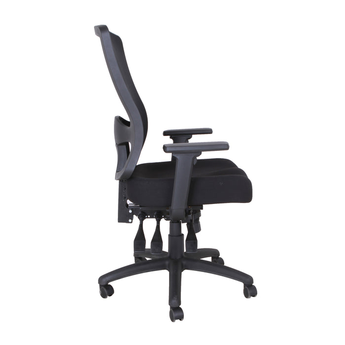 Tygerclaw Adjustable Mid Back Mesh Task Office Chair - Black