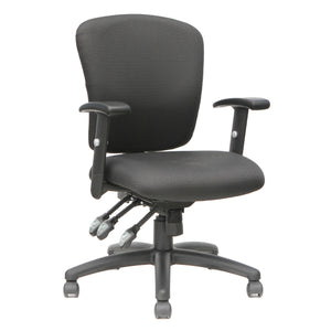 Tygerclaw Mid Back Fabric Office Chair - Grey