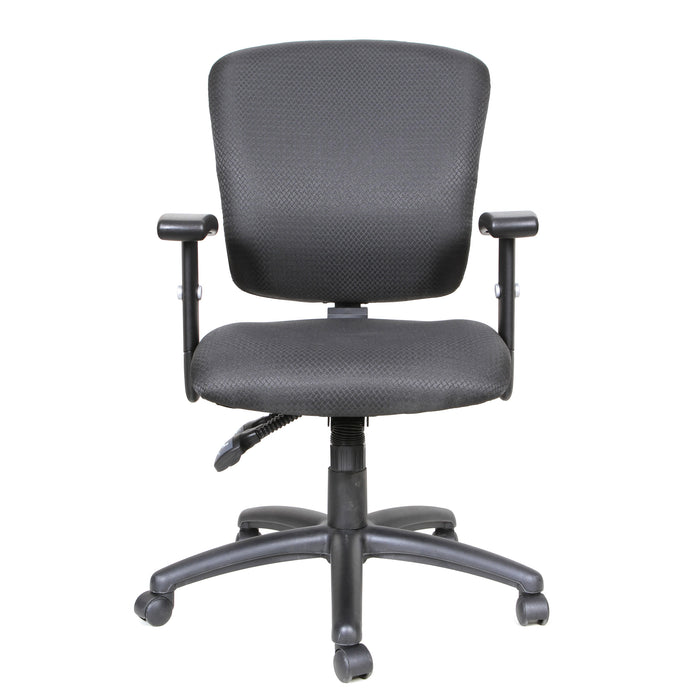 Tygerclaw Mid Back Fabric Office Chair - Grey