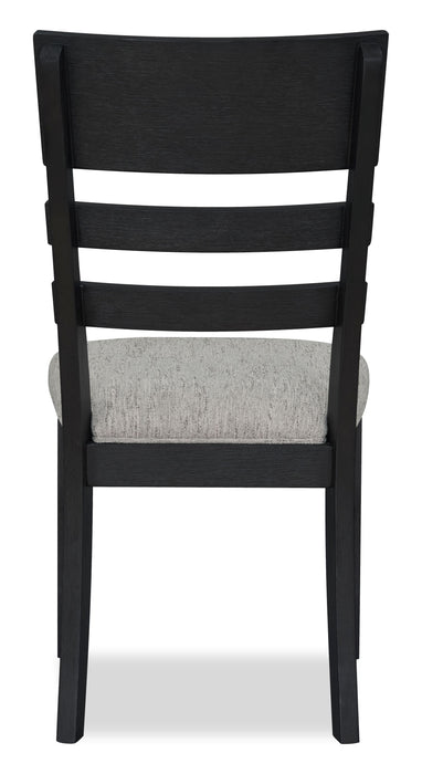 Trove Dining Chair, Ladder-back – Black 