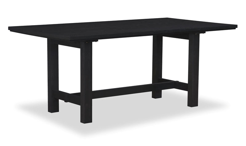Trove Dining Table, 72”W – Black 
