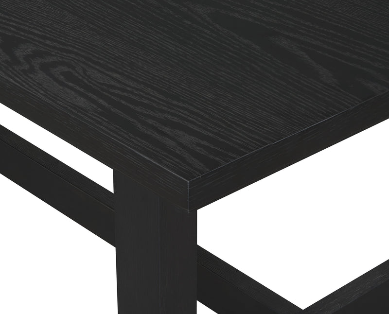 Trove Dining Table, 72”W – Black 