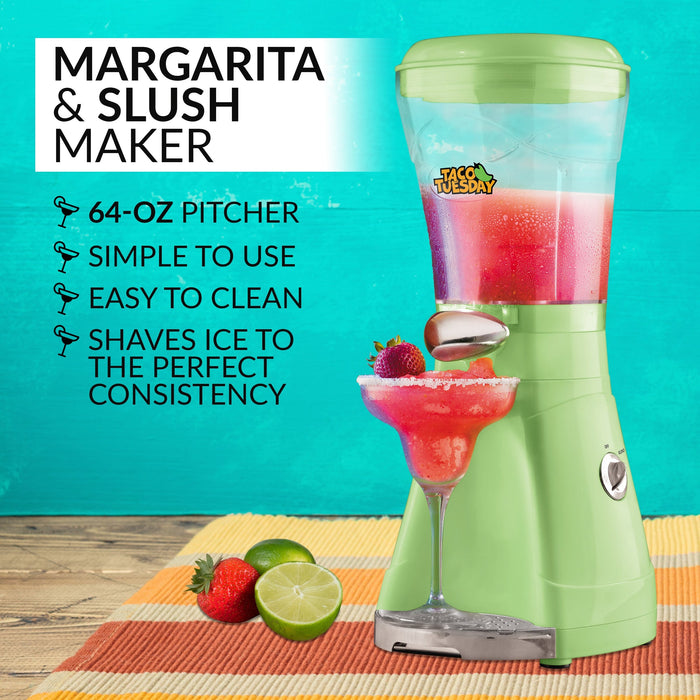 Nostalgia Taco Tuesday 64-Oz. Margarita & Slush Maker - TTMSB64LG