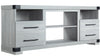Manhattan Comfort Richmond 60\" TV Stand with 2 Drawers & 4 Shelves - Grey