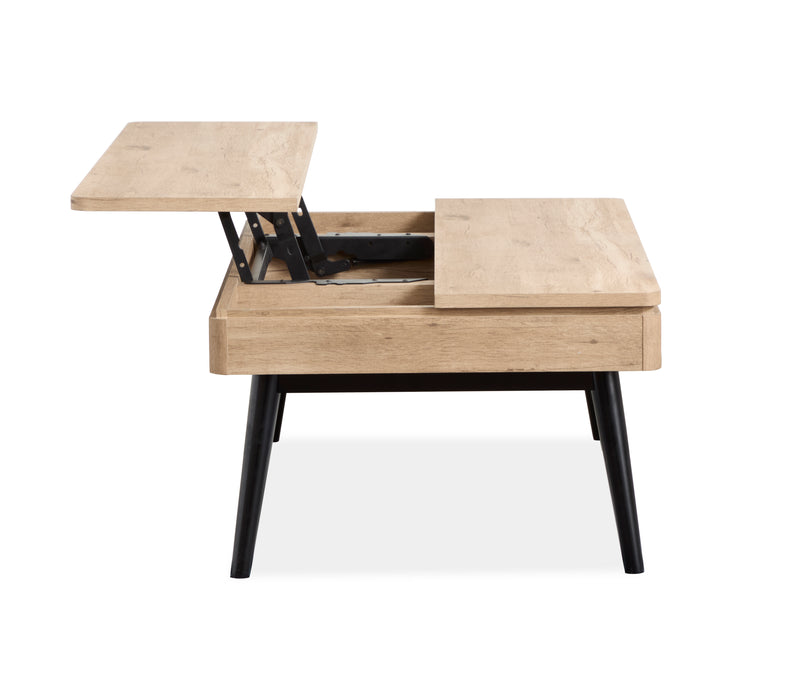 Tyssen 48\" Lift-Top Coffee Table with Storage - Driftwood