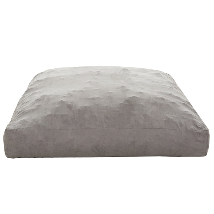 Sealy Teddy Corduroy High Density Foam Bean Bag Chair - Beige