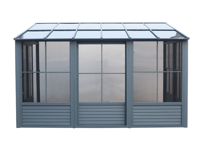 Gazebo Penguin Florence - Wall Mounted Solarium 8x12 Polycarbonate Roof