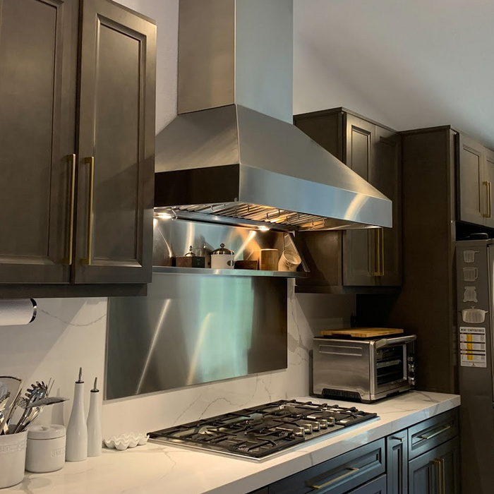 Victory 36\" 1200 CFM Wall Mount Range Hood Stainless Steel - Twister-MAX-36