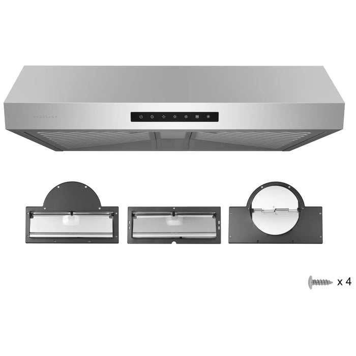 Hauslane Ducted Under Cabinet Range Hood - UC-PS60SS-30