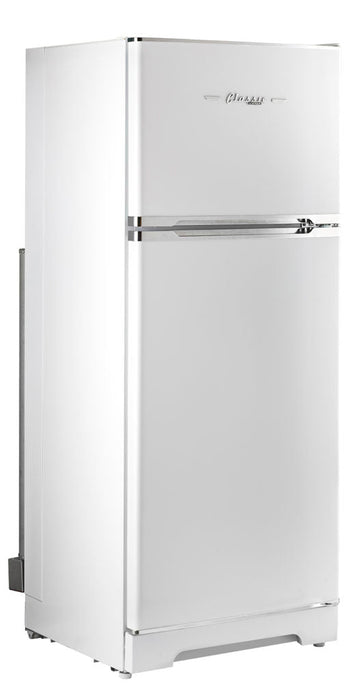 Off-Grid Classic Retro by Unique 14 Cu. Ft. Propane Refrigerator with Co Monitor - UGP-14C CR CM W
