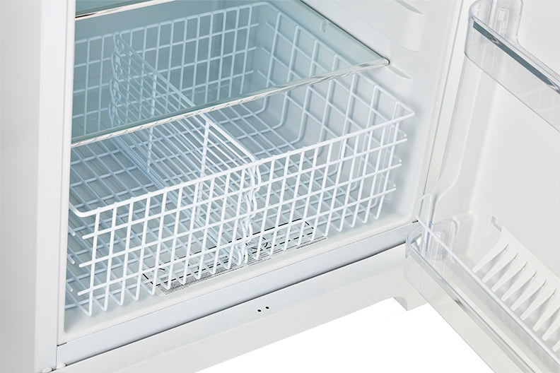 Off-Grid Classic Retro by Unique 14 Cu. Ft. Propane Refrigerator with Co Monitor - UGP-14C CR CM W