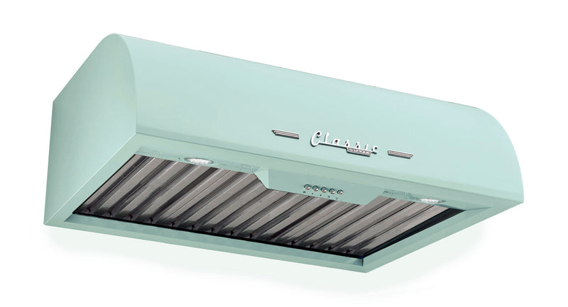 Classic Retro by Unique 24-Inch Under Cabinet Range Hood - UGP-24CR RH LG