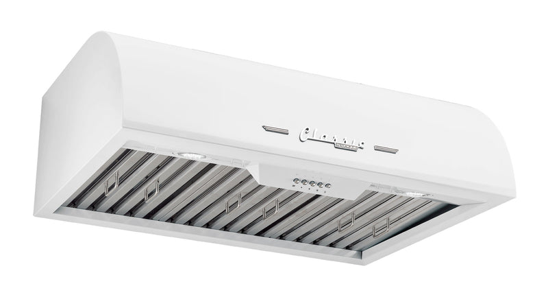 Classic Retro by Unique 30-Inch Under Cabinet Range Hood - UGP-30CR RH W