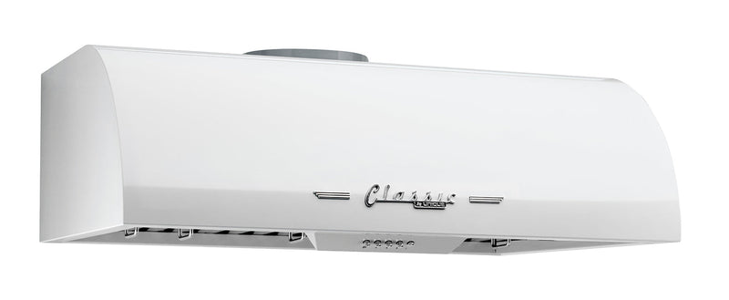 Classic Retro by Unique 30-Inch Under Cabinet Range Hood - UGP-30CR RH W