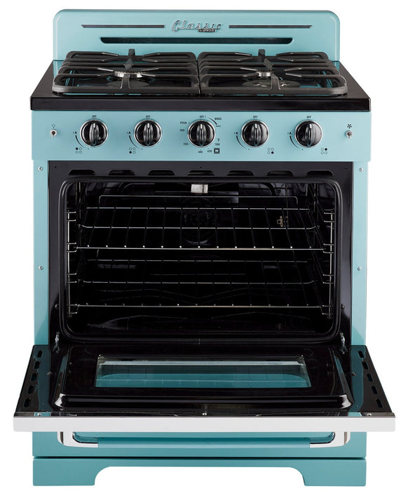 Classic Retro by Unique 30-Inch Convection Gas Range - UGP-30CR T